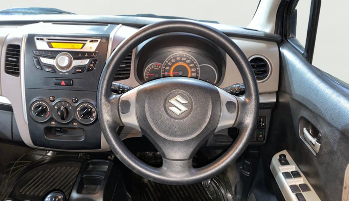2013 Maruti Wagon R 1.0 VXI, Petrol, Manual, 51,014 km, Steering Wheel Close Up