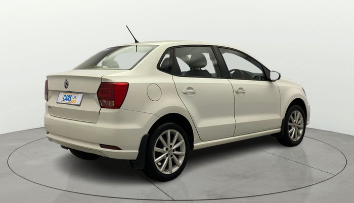 2018 Volkswagen Ameo HIGHLINE PLUS 1.0L 16 ALLOY, Petrol, Manual, 1,14,764 km, Right Back Diagonal