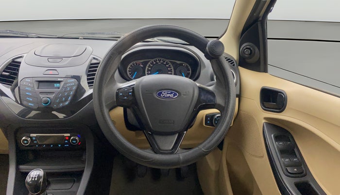 2016 Ford Figo Aspire TITANIUM 1.2 PETROL, Petrol, Manual, 80,896 km, Steering Wheel Close Up