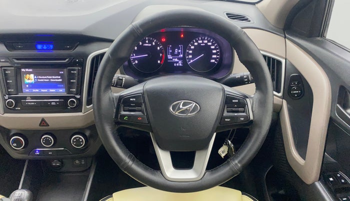 2018 Hyundai Creta E PLUS 1.6 PETROL, Petrol, Manual, 61,874 km, Steering Wheel Close Up