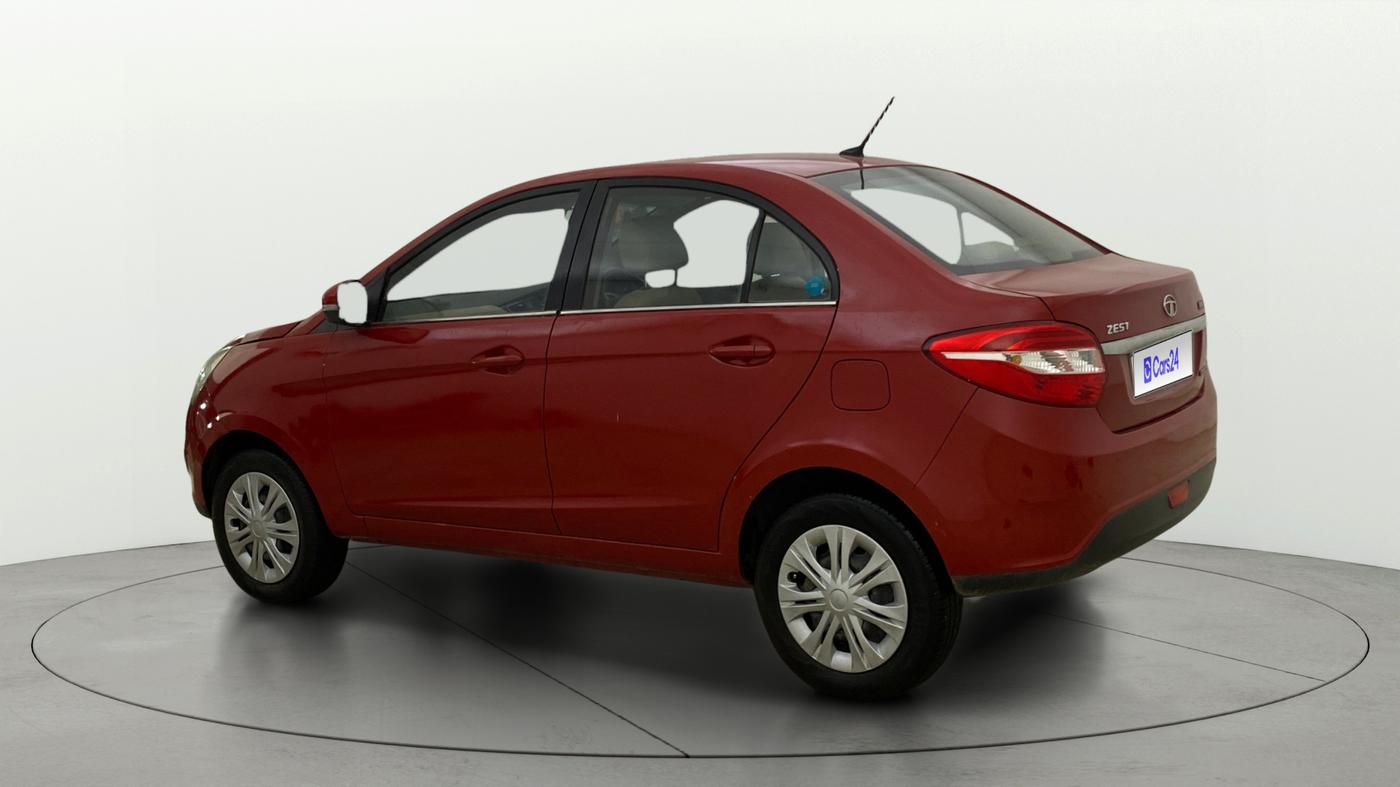 2015 Tata Zest XM PETROL, Petrol, Manual, 49,912 km, Left Back Diagonal