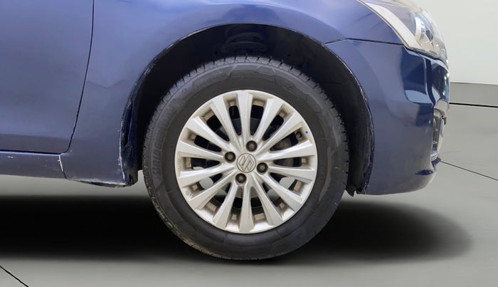 2017 Maruti Ciaz ZETA 1.4  MT PETROL, Petrol, Manual, 58,139 km, Right Front Wheel