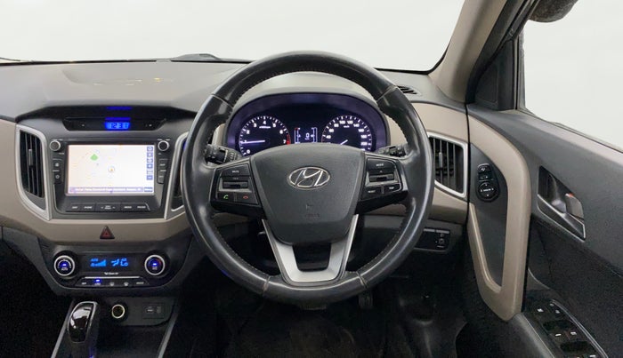 2018 Hyundai Creta SX PLUS AT 1.6 PETROL, Petrol, Automatic, 77,801 km, Steering Wheel Close Up