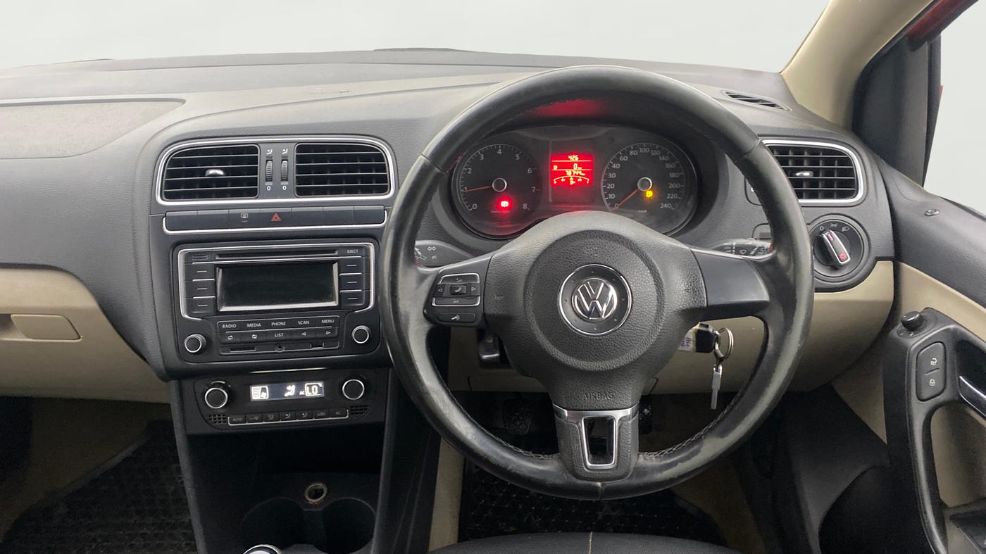 2013 Volkswagen Polo HIGHLINE1.2L, Petrol, Manual, 78,743 km, Steering Wheel Close Up