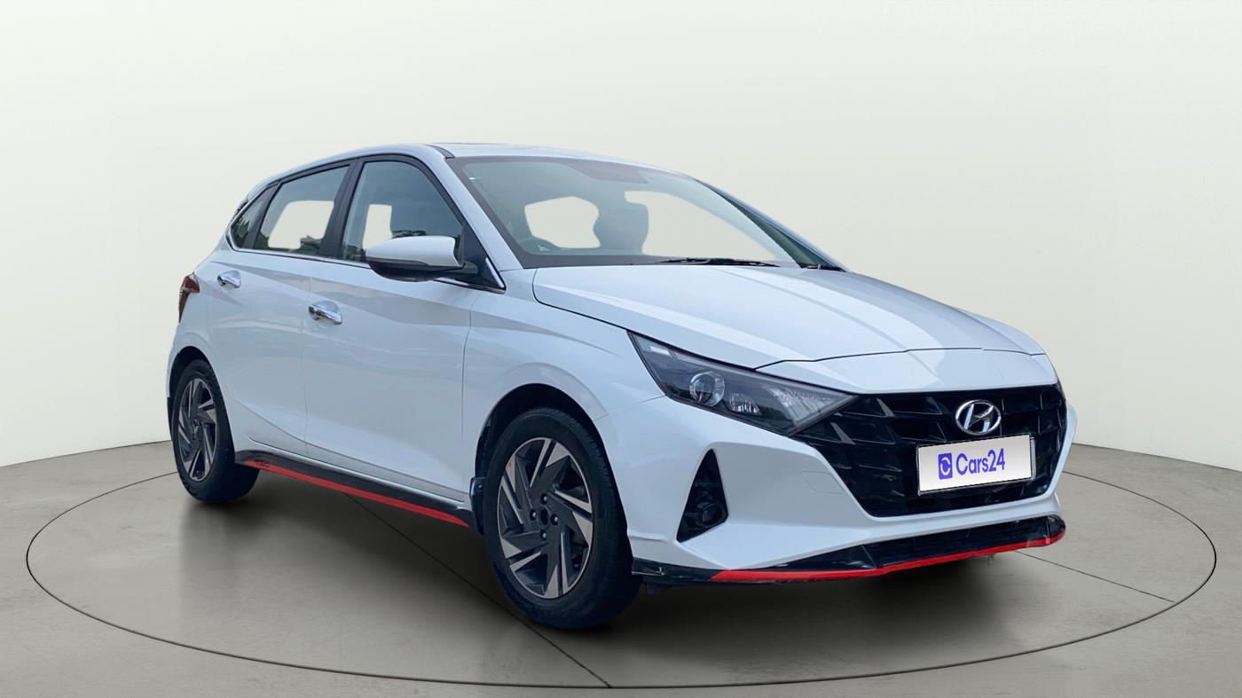 2021 Hyundai NEW I20 ASTA (O) 1.2 MT, Petrol, Manual, 51,818 km, Right Front Diagonal