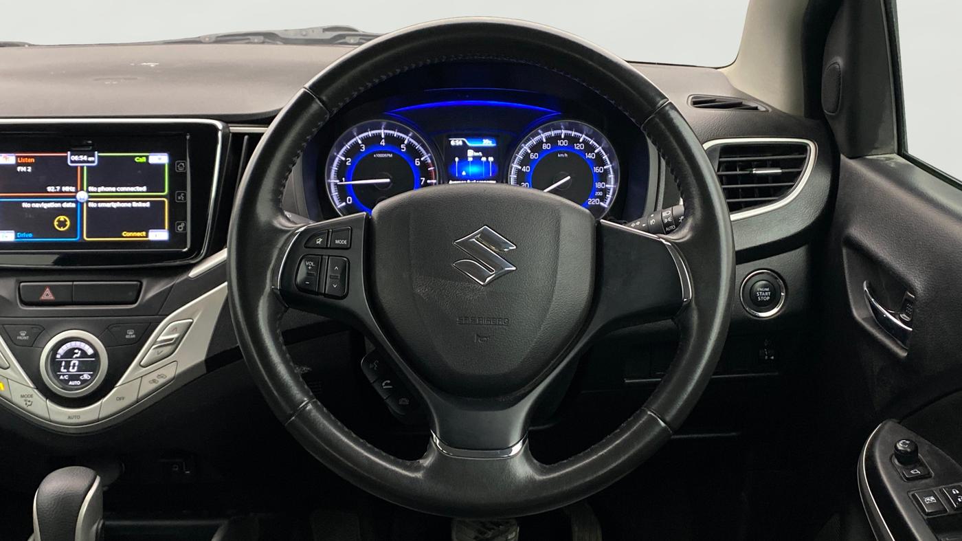 2018 Maruti Baleno ALPHA CVT PETROL 1.2, Petrol, Automatic, 32,831 km, Steering Wheel Close Up