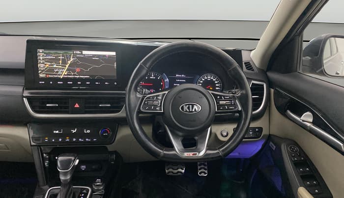 2020 KIA SELTOS GTX PLUS AT 1.5 DIESEL, Diesel, Automatic, 1,41,405 km, Steering Wheel Close Up