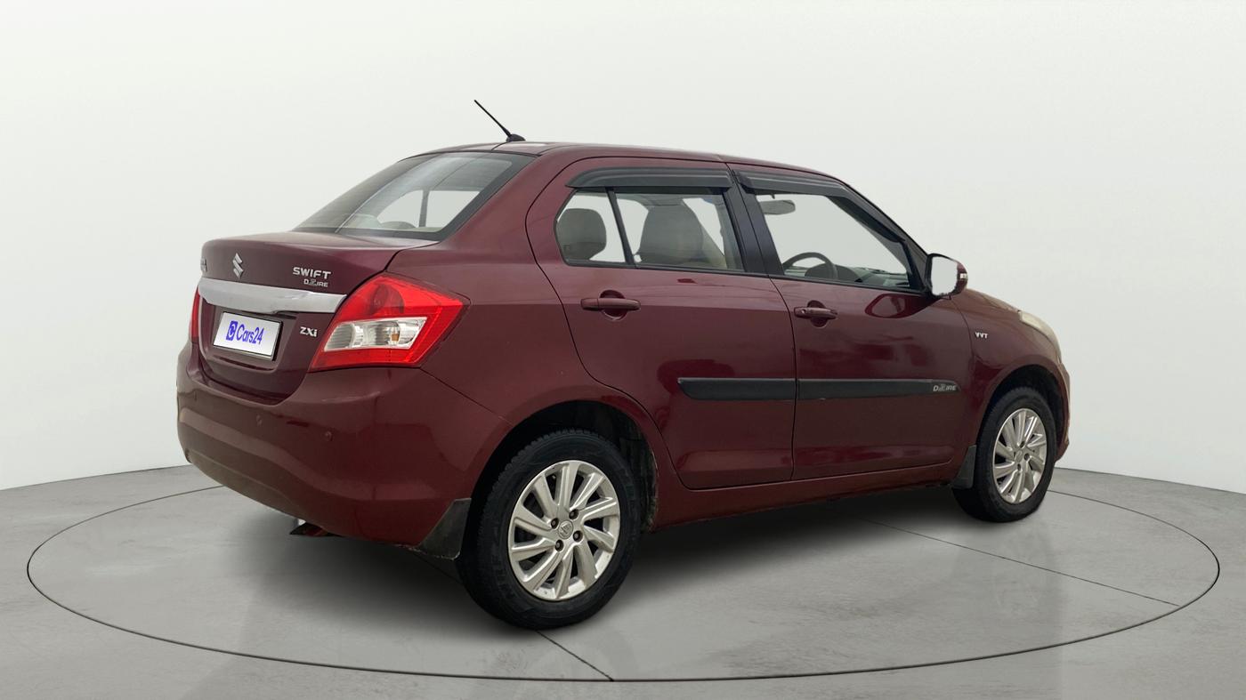 2015 Maruti Swift Dzire ZXI, Petrol, Manual, 88,388 km, Right Back Diagonal