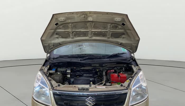 2013 Maruti Wagon R 1.0 VXI, Petrol, Manual, 1,31,457 km, Open Bonet