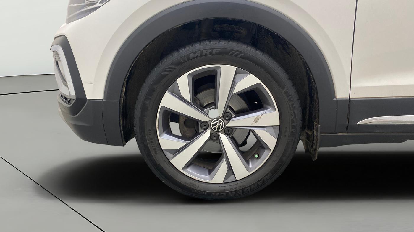 2023 Volkswagen TAIGUN TOPLINE 1.0 TSI AT, Petrol, Automatic, 50,860 km, Left Front Wheel