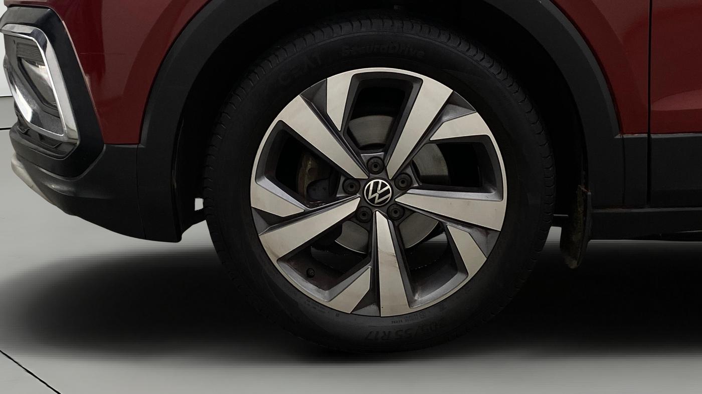 2023 Volkswagen TAIGUN TOPLINE 1.0 TSI AT, Petrol, Automatic, 31,823 km, Left Front Wheel