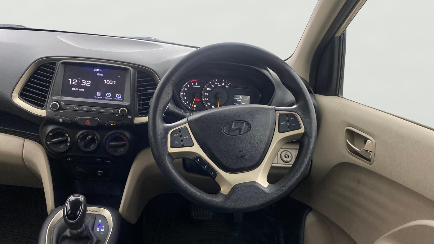 2019 Hyundai NEW SANTRO SPORTZ AMT, Petrol, Automatic, 33,761 km, Steering Wheel Close Up