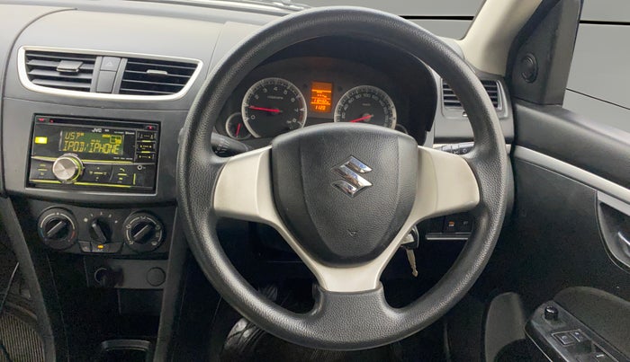 2012 Maruti Swift VXI, Petrol, Manual, 1,18,412 km, Steering Wheel Close Up