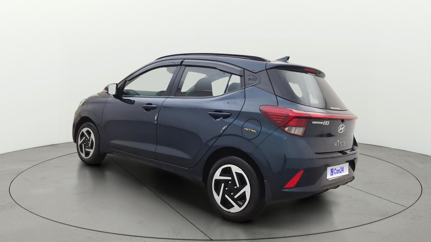 2023 Hyundai GRAND I10 NIOS SPORTZ 1.2 KAPPA VTVT, Petrol, Manual, 7,612 km, Left Back Diagonal
