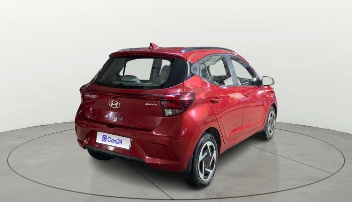 2023 Hyundai GRAND I10 NIOS SPORTZ AMT 1.2 KAPPA VTVT, Petrol, Automatic, 21,903 km, Right Back Diagonal