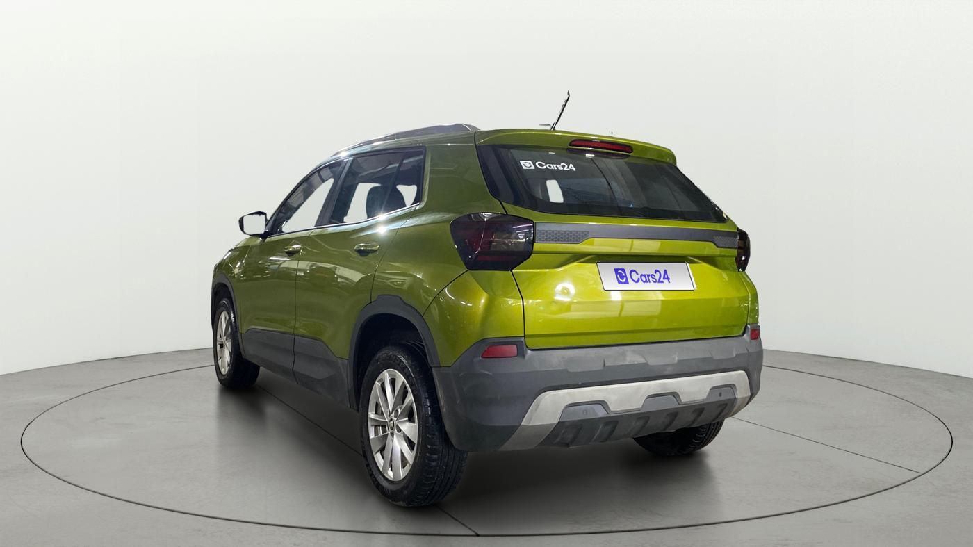 2025 Skoda Kylaq Signature AT, Petrol, Automatic, 9,642 km, Left Back Diagonal