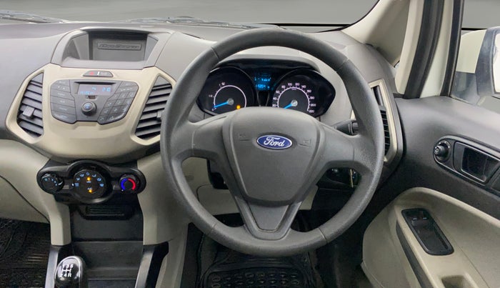 2015 Ford Ecosport AMBIENTE 1.5L DIESEL, Diesel, Manual, 1,15,854 km, Steering Wheel Close Up