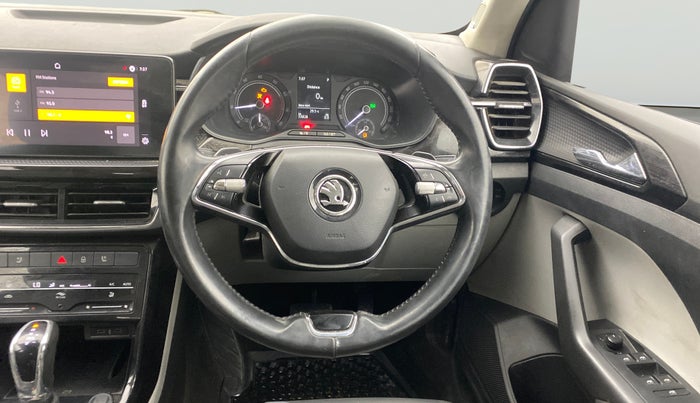 2021 Skoda KUSHAQ STYLE 1.0L TSI AT, Petrol, Automatic, 53,781 km, Steering Wheel Close Up