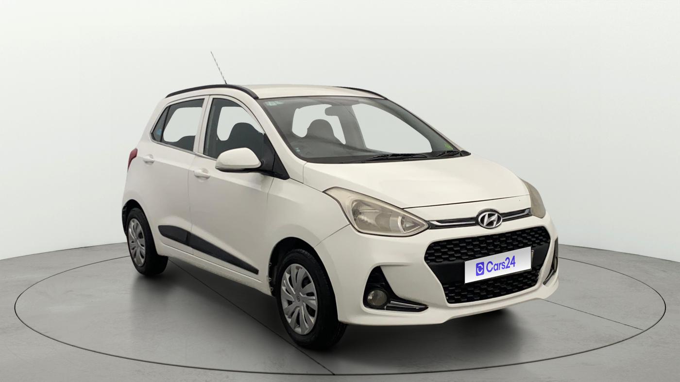 2018 Hyundai Grand i10 SPORTZ 1.2 KAPPA VTVT, Petrol, Manual, 1,12,798 km, Right Front Diagonal