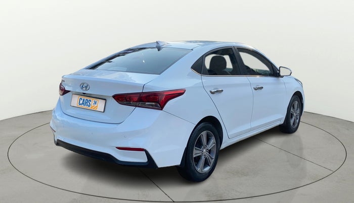 2018 Hyundai Verna 1.4 EX PETROL, Petrol, Manual, 1,09,063 km, Right Back Diagonal