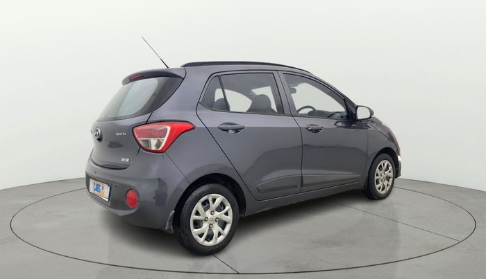 2017 Hyundai Grand i10 SPORTZ (O) 1.2 KAPPA VTVT, Petrol, Manual, 35,418 km, Right Back Diagonal