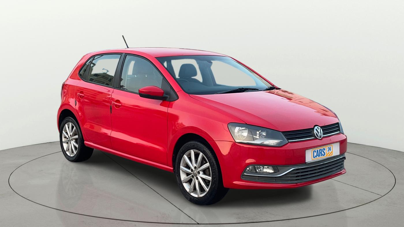 2018 Volkswagen Polo HIGHLINE PLUS 1.0 16 ALLOY, Petrol, Manual, 1,11,234 km, Right Front Diagonal