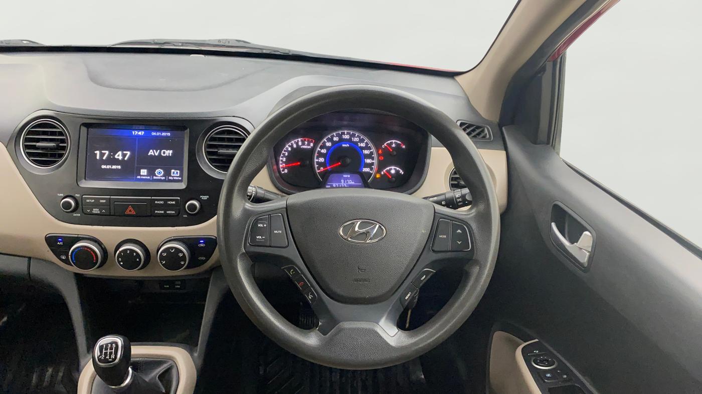 2018 Hyundai Grand i10 SPORTZ 1.2 KAPPA VTVT, Petrol, Manual, 97,160 km, Steering Wheel Close Up
