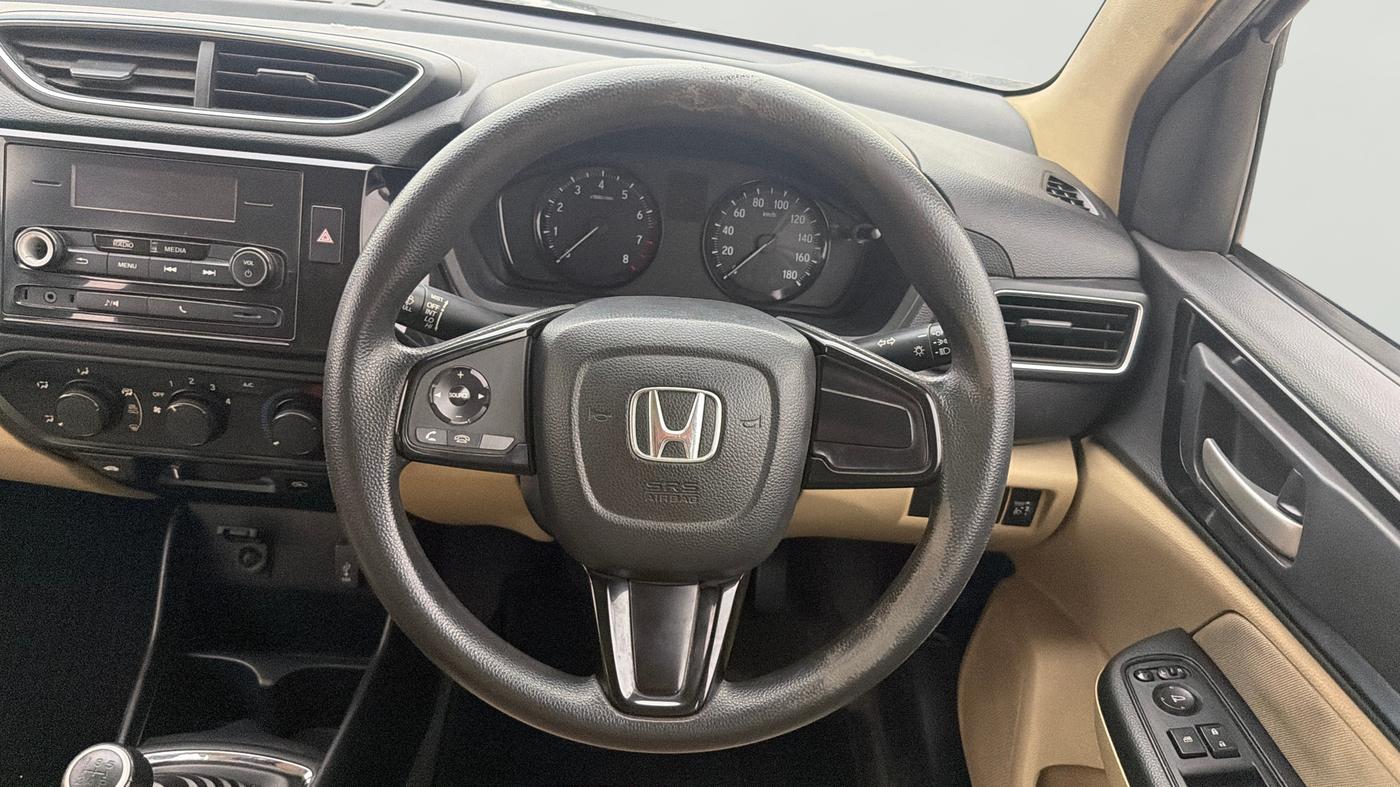 2018 Honda Amaze 1.2L I-VTEC S, Petrol, Manual, 62,254 km, Steering Wheel Close Up