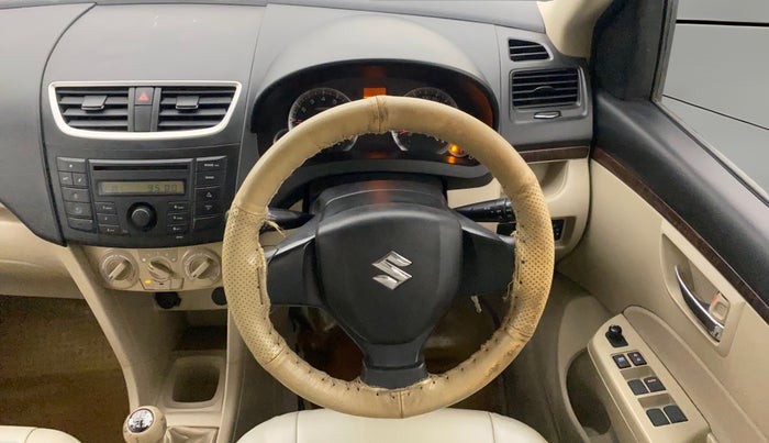 2014 Maruti Swift Dzire VXI, Petrol, Manual, 45,890 km, Steering Wheel Close Up
