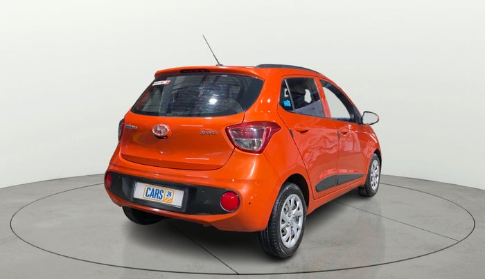 2018 Hyundai Grand i10 SPORTZ 1.2 KAPPA VTVT, Petrol, Manual, 23,843 km, Right Back Diagonal