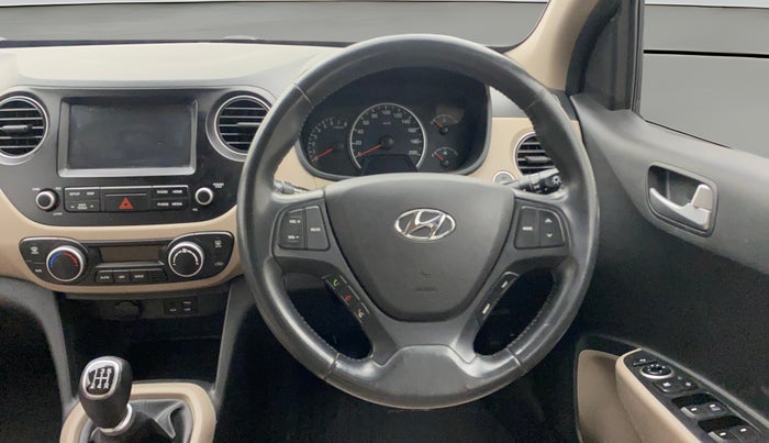 2018 Hyundai Grand i10 ASTA 1.2 KAPPA VTVT, Petrol, Manual, 67,500 km, Steering Wheel Close Up
