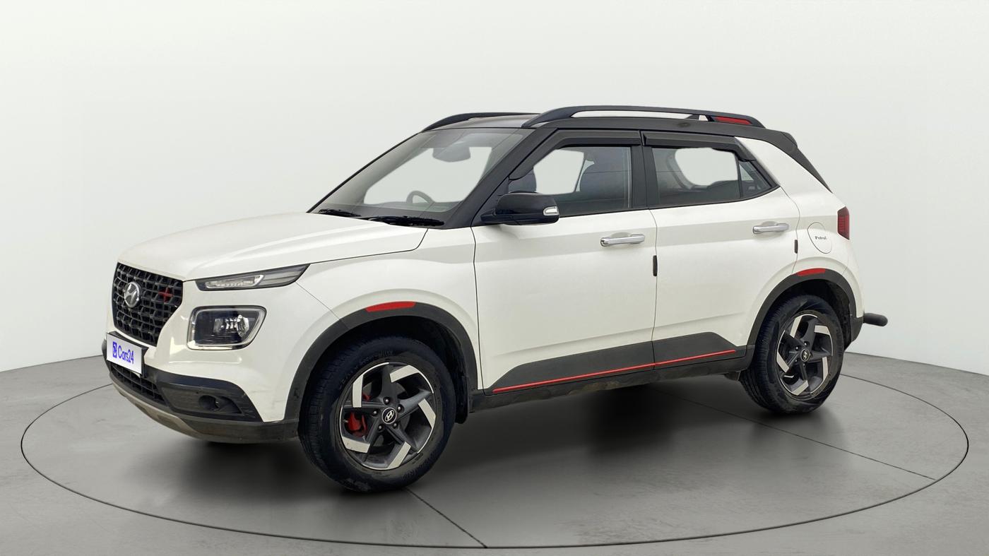 2021 Hyundai VENUE SX 1.0 (O) TURBO IMT DUAL TONE, Petrol, Manual, 35,269 km, Left Front Diagonal