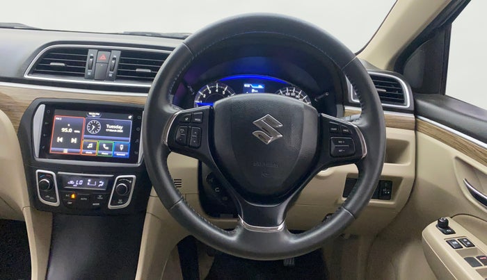 2022 Maruti Ciaz ALPHA 1.5 SHVS PETROL, Petrol, Manual, 34,894 km, Steering Wheel Close Up