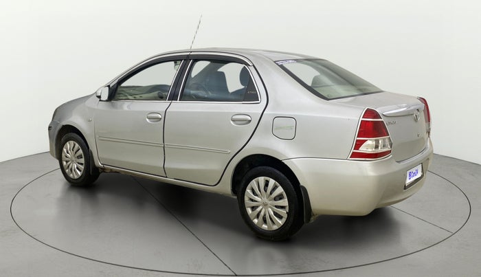 2013 Toyota Etios G, Petrol, Manual, 90,986 km, Left Back Diagonal