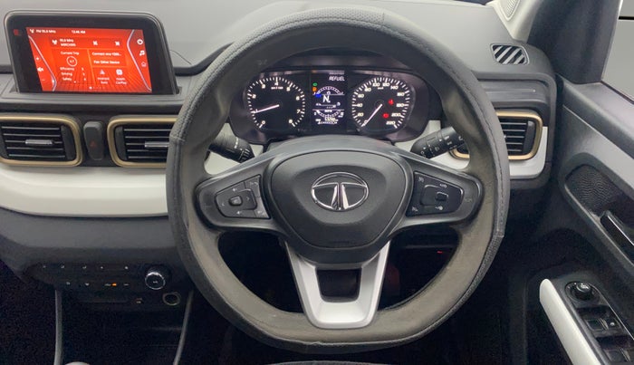 2022 Tata PUNCH ACCOMPLISHED AMT, Petrol, Automatic, 53,245 km, Steering Wheel Close Up