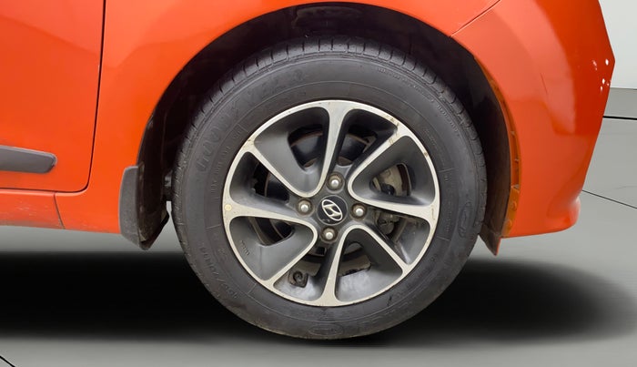 2018 Hyundai Grand i10 SPORTZ (O) AT 1.2 KAPPA VTVT, Petrol, Automatic, 59,569 km, Right Front Wheel