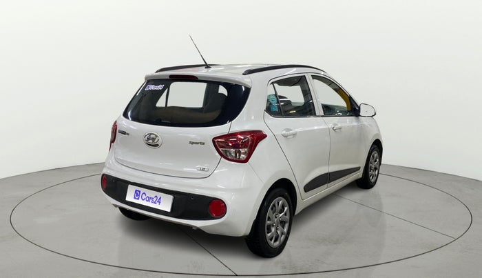 2017 Hyundai Grand i10 SPORTZ 1.2 KAPPA VTVT, Petrol, Manual, 59,686 km, Right Back Diagonal