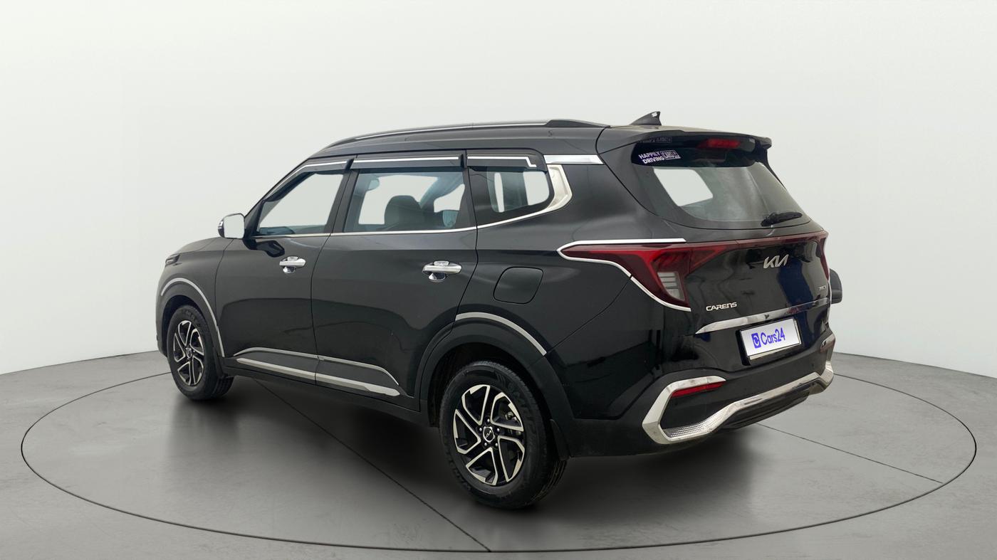 2023 KIA CARENS LUXURY PLUS 1.5 PETROL DCT 7 STR, Petrol, Automatic, 45,410 km, Left Back Diagonal