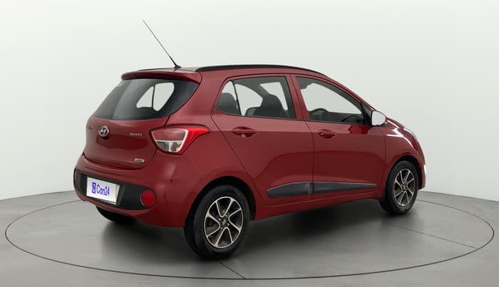 2017 Hyundai Grand i10 SPORTZ (O) AT 1.2 KAPPA VTVT, Petrol, Automatic, 61,109 km, Right Back Diagonal