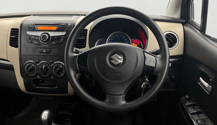 2017 Maruti Wagon R 1.0 VXI AMT, Petrol, Automatic, 23,129 km, Steering Wheel Close Up