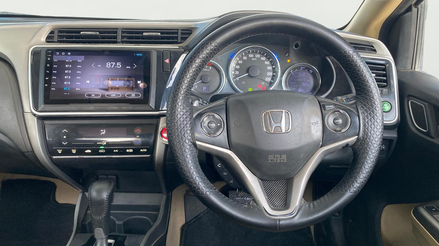 2019 Honda City 1.5L I-VTEC ZX CVT, CNG, Automatic, 1,12,379 km, Steering Wheel Close Up