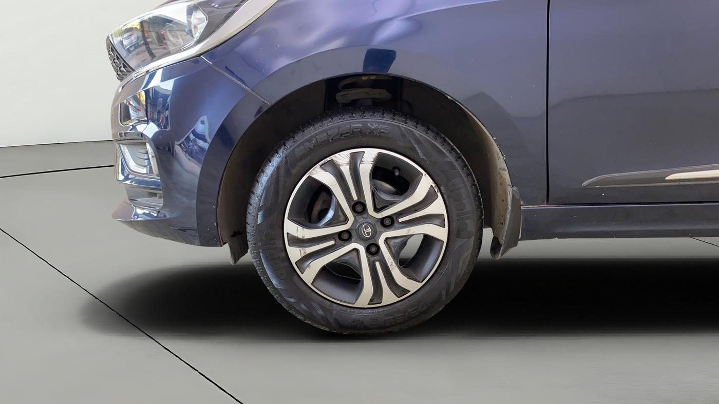 2024 Tata TIGOR XZA Plus iCNG , CNG, Automatic, 34,848 km, Left Front Wheel