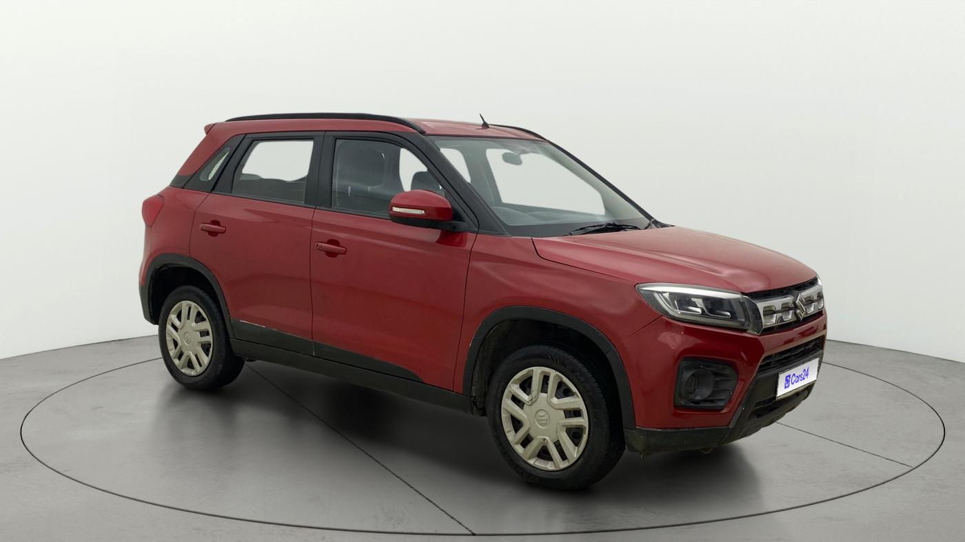 2020 Maruti Vitara Brezza VXI AT SHVS, Petrol, Automatic, 63,442 km, Right Front Diagonal