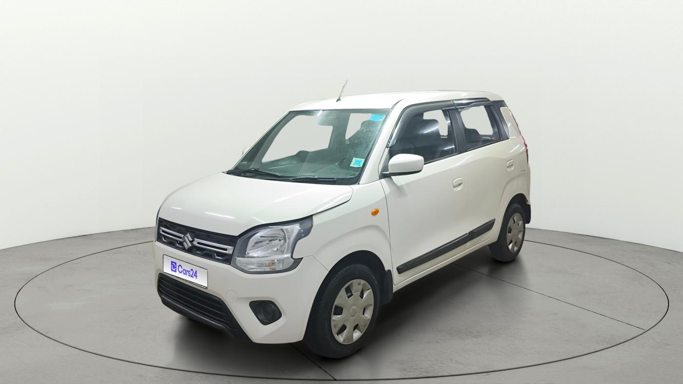 2020 Maruti New Wagon-R VXI 1.2 AMT, Petrol, Automatic, 98,365 km, Left Front Diagonal