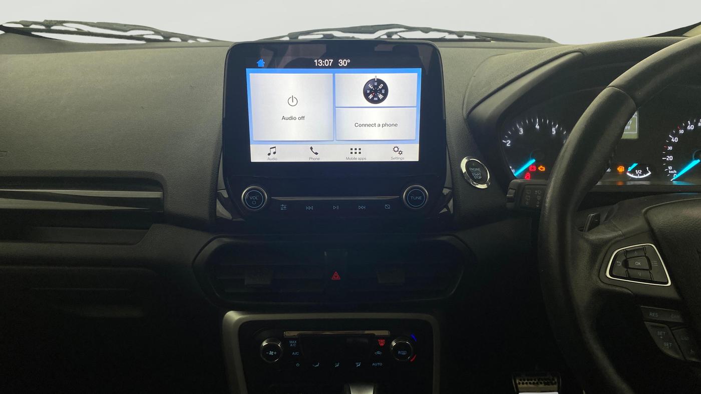 2018 Ford Ecosport TITANIUM + 1.5L PETROL AT, Petrol, Automatic, 87,325 km, Air Conditioner