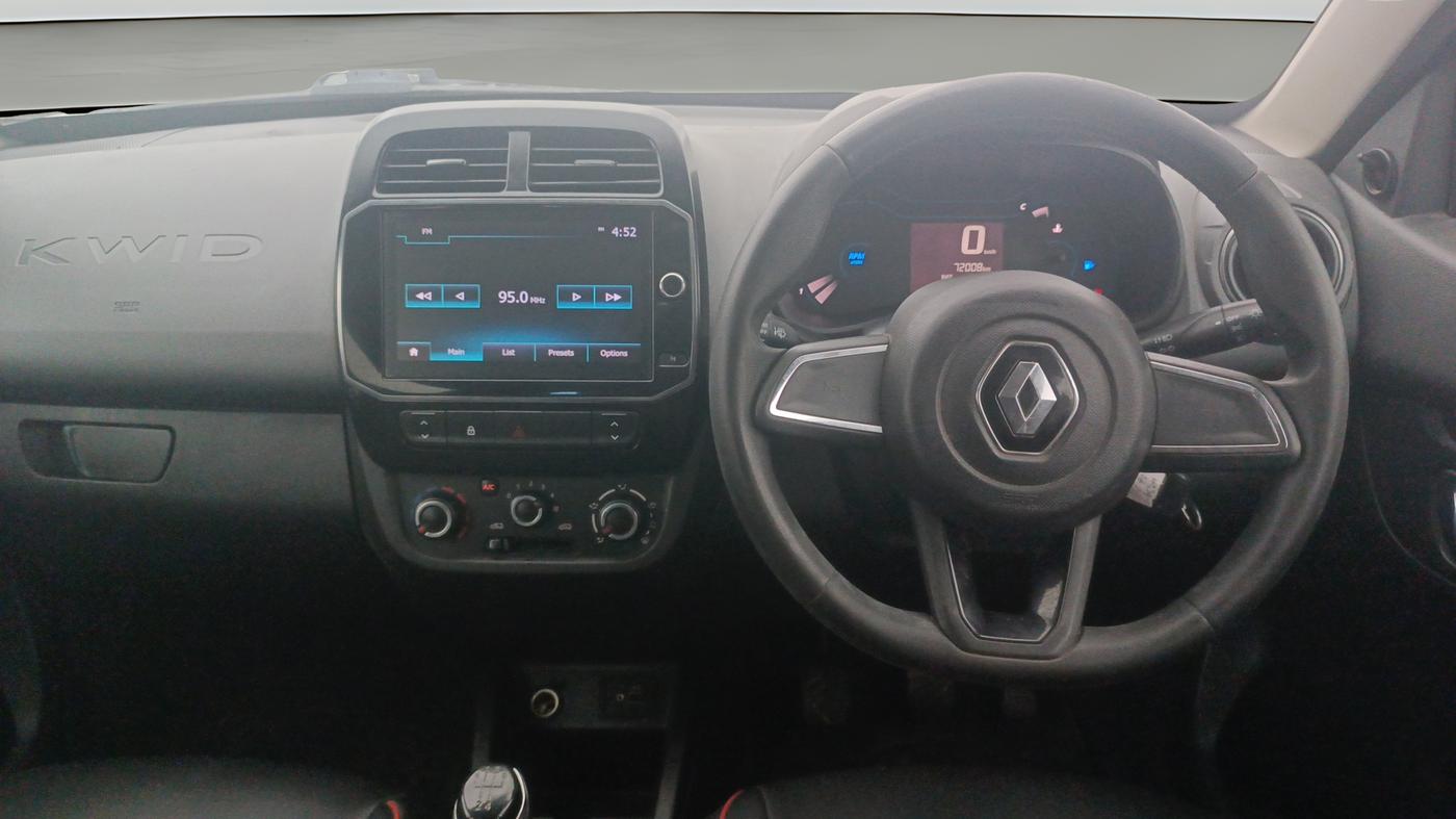 2020 Renault Kwid RXT 1.0 (O), Petrol, Manual, 72,008 km, Steering Wheel Close Up