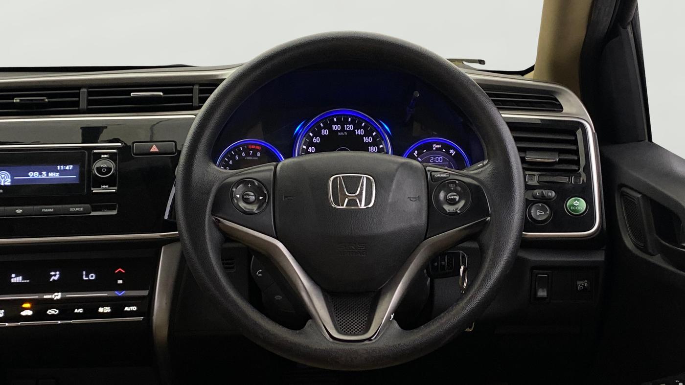 2016 Honda City 1.5L I-VTEC SV CVT, Petrol, Automatic, 1,04,853 km, Steering Wheel Close Up
