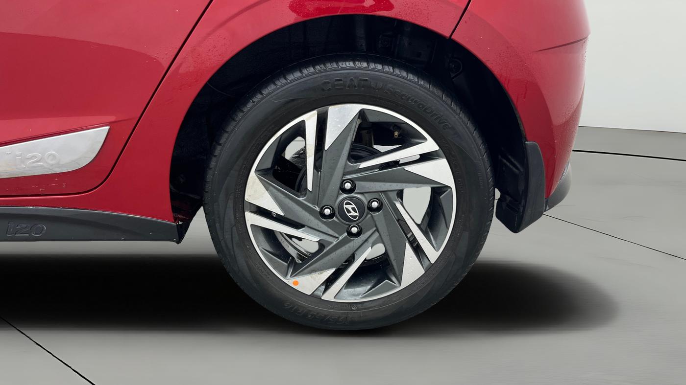 2021 Hyundai NEW I20  ASTA 1.0 TURBO IMT DUAL TONE, Petrol, Manual, 38,124 km, Left Rear Wheel