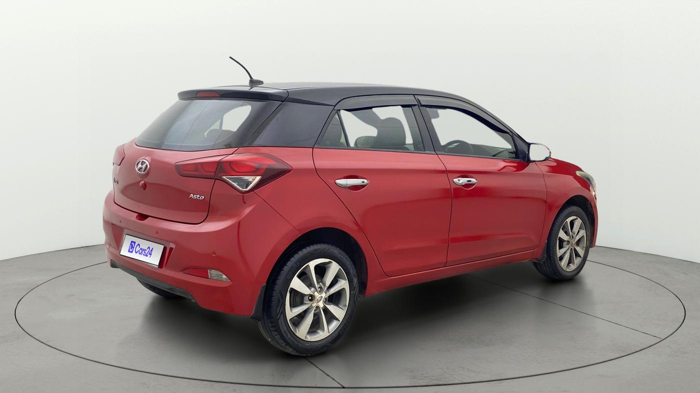 2017 Hyundai Elite i20 ASTA 1.2 DUAL TONE, Petrol, Manual, 42,343 km, Right Back Diagonal