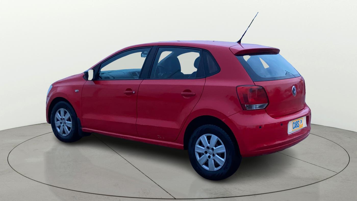 2012 Volkswagen Polo TRENDLINE 1.2L DIESEL, Diesel, Manual, 1,23,452 km, Left Back Diagonal